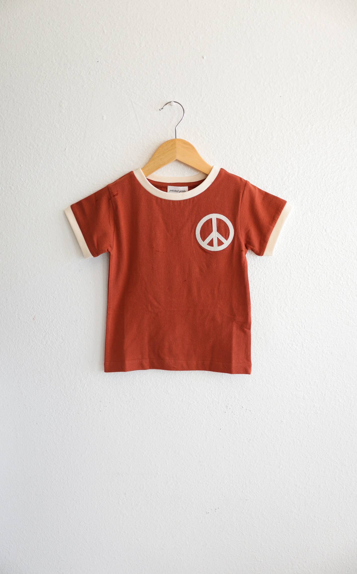 Peace Ringer Graphic Shirt