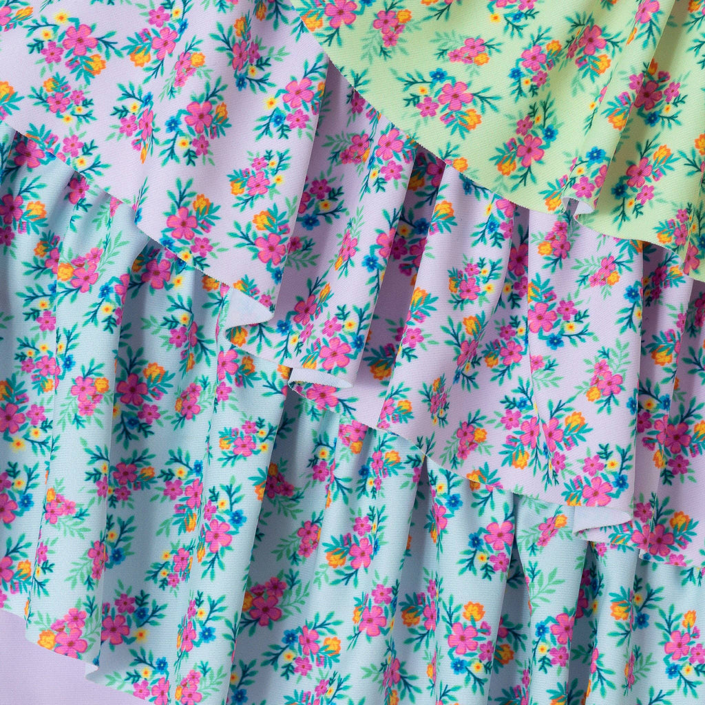 Floral Ruffle Swimsuit