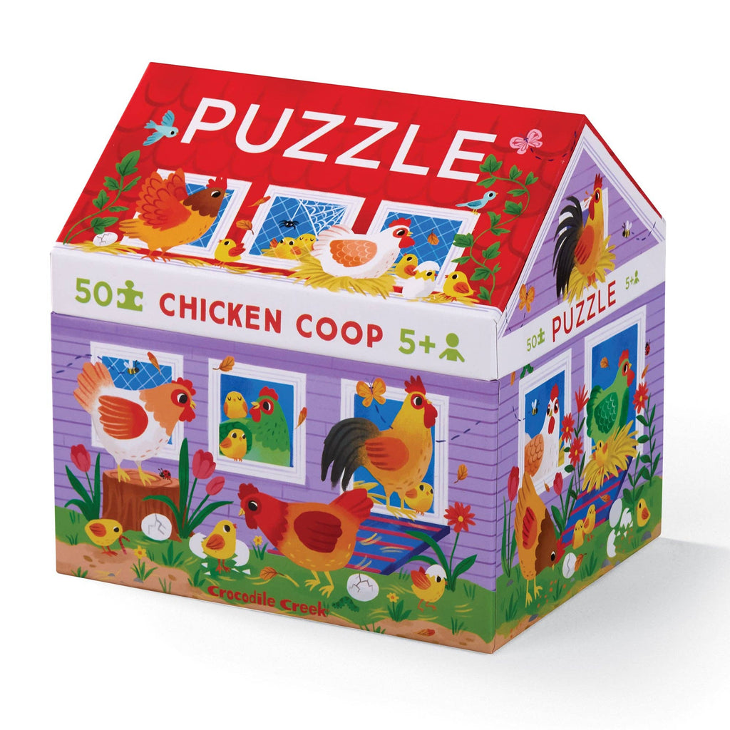50-Piece House Puzzle - Chicken Coop
