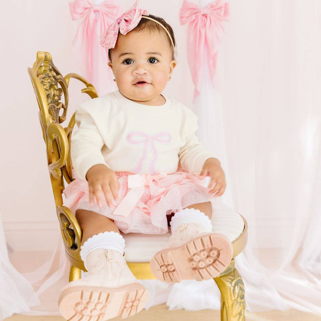 Ballet Bow Tiered Tutu - Coquette