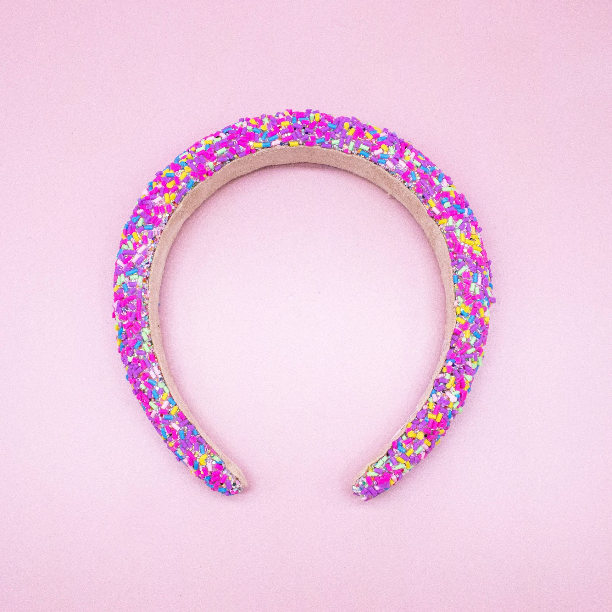 Kids Padded Sprinkle Headband | Pink or Light Blue