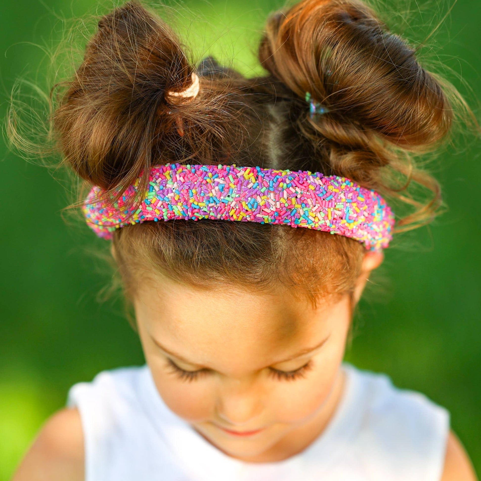 Kids Padded Sprinkle Headband | Pink or Light Blue