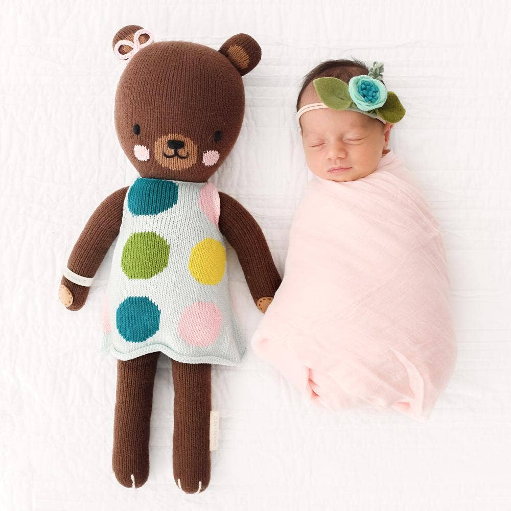 Ivy the bear, gives 10 meals