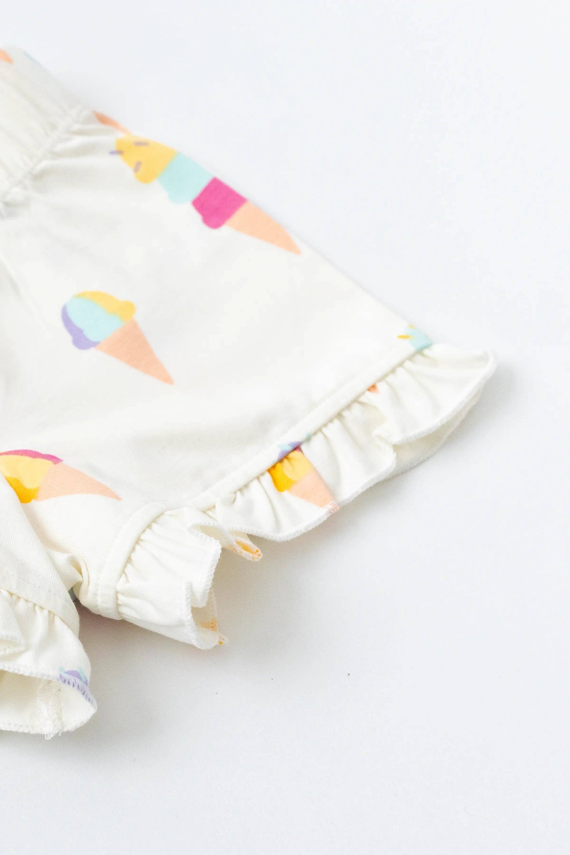 Ruffle Short Set - Ice Cream Social