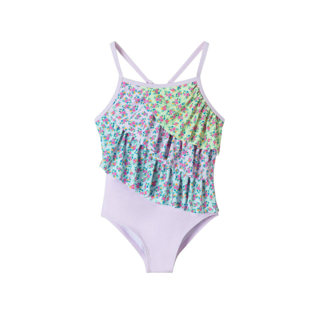 Floral Ruffle Swimsuit