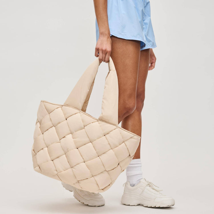 Intuition East West Woven Nylon Tote