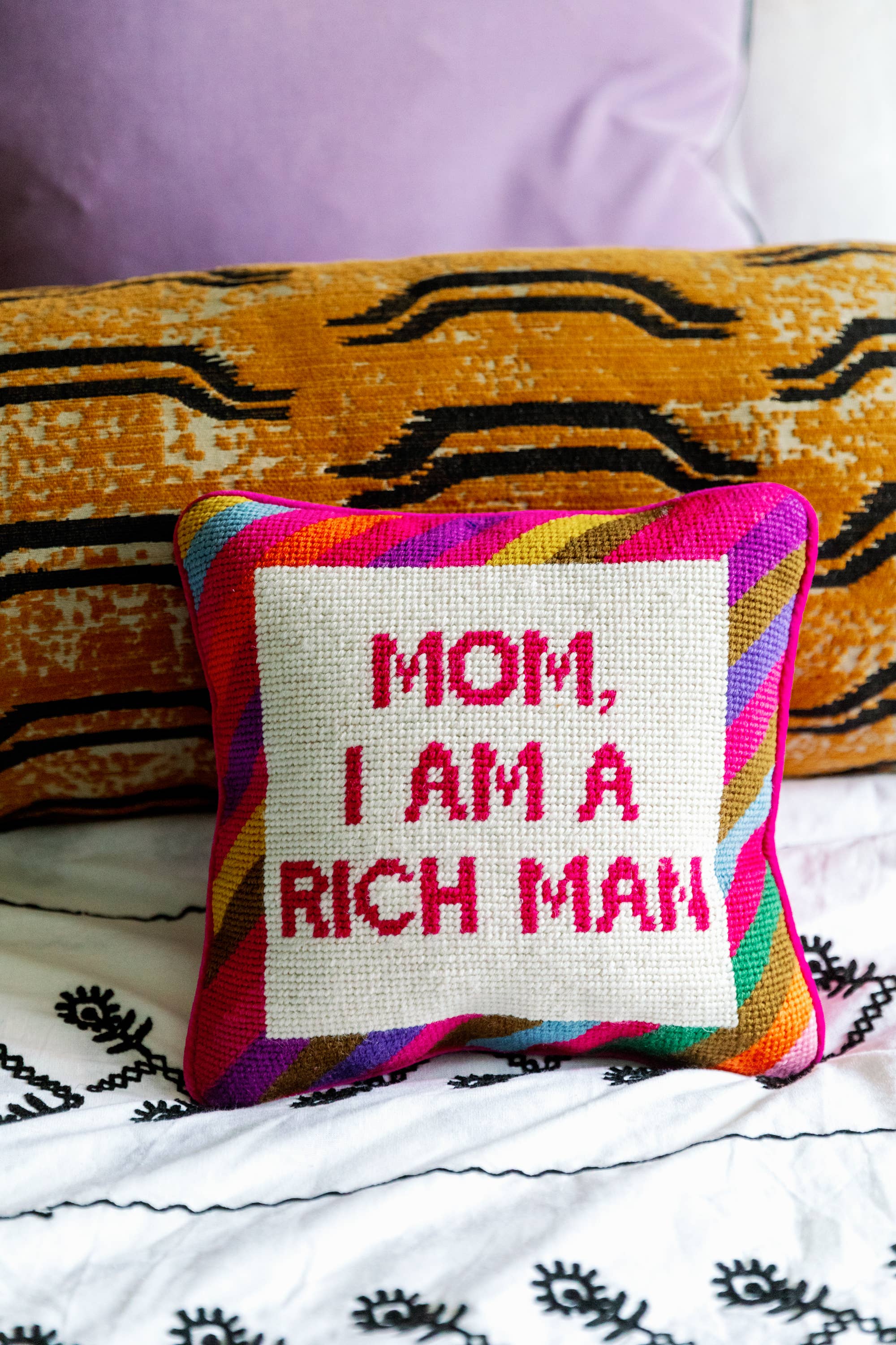 Cher Knows Best Needlepoint Pillow - Thumbnail 3