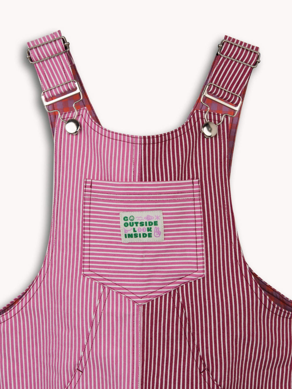 Watermelon Stripes Short Dungaree