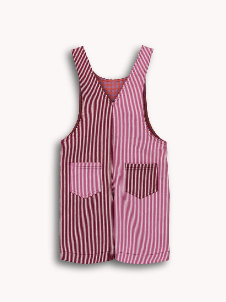 Watermelon Stripes Short Dungaree
