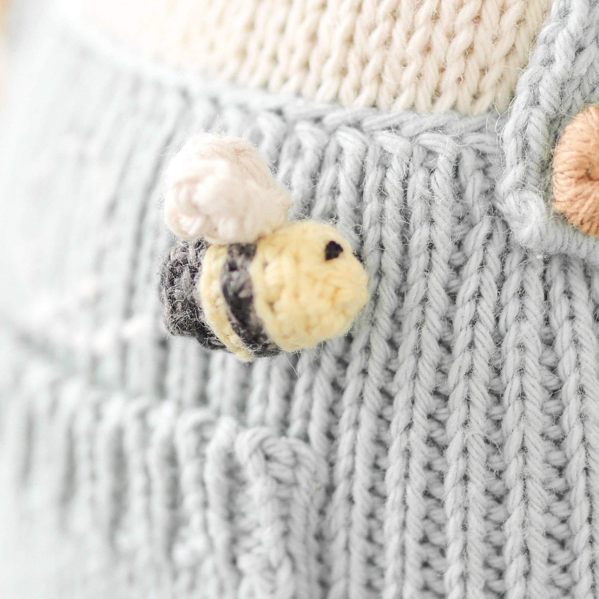 Charlie the Honey Bear Hand-Knit Doll, Gives 10 Meals