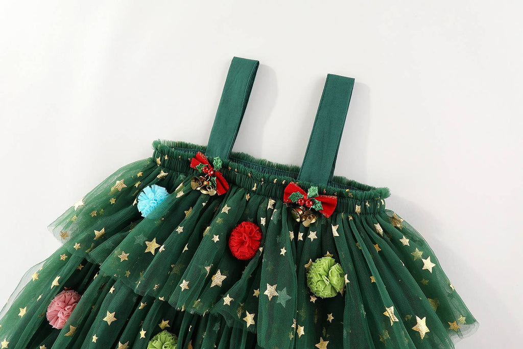 Christmas Tree Tulle Dress