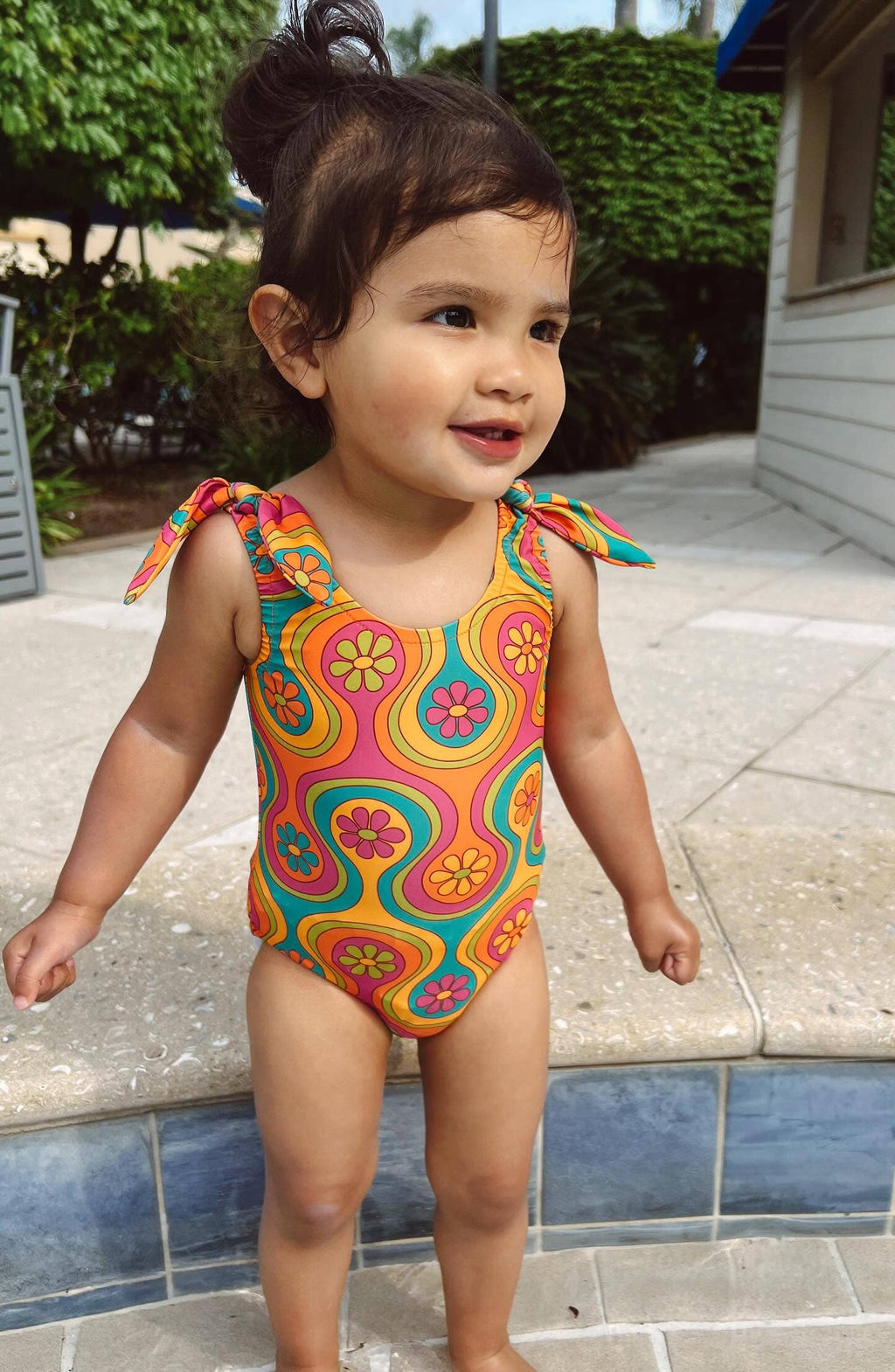 Groovy One Piece Swimsuit