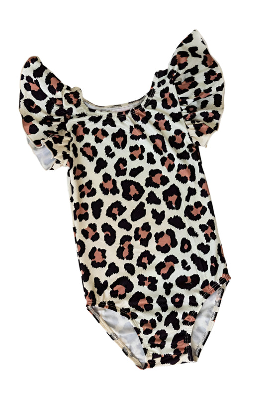 Wild One Flutter Sleeve Leotard