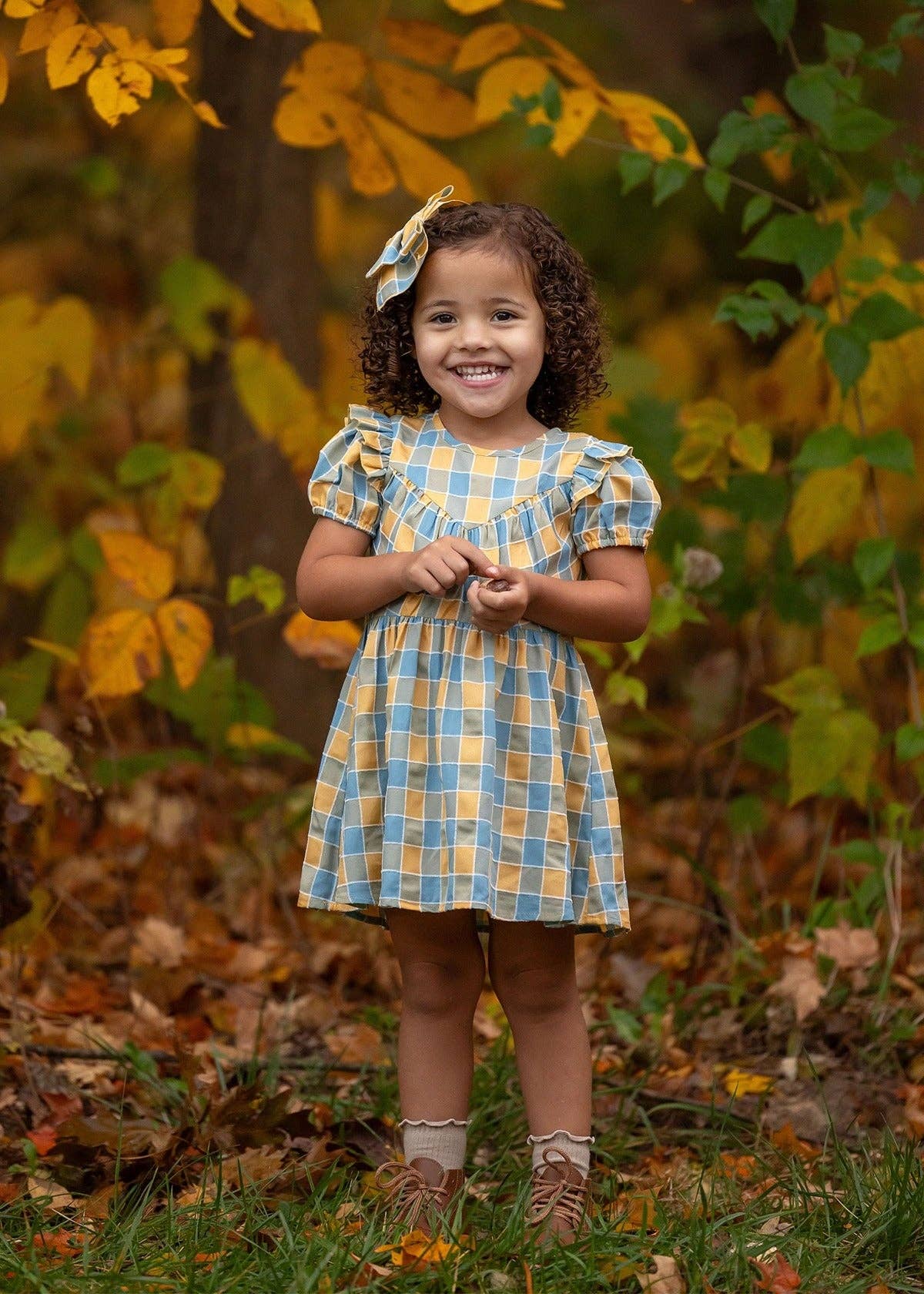 Leah Checkered Dress