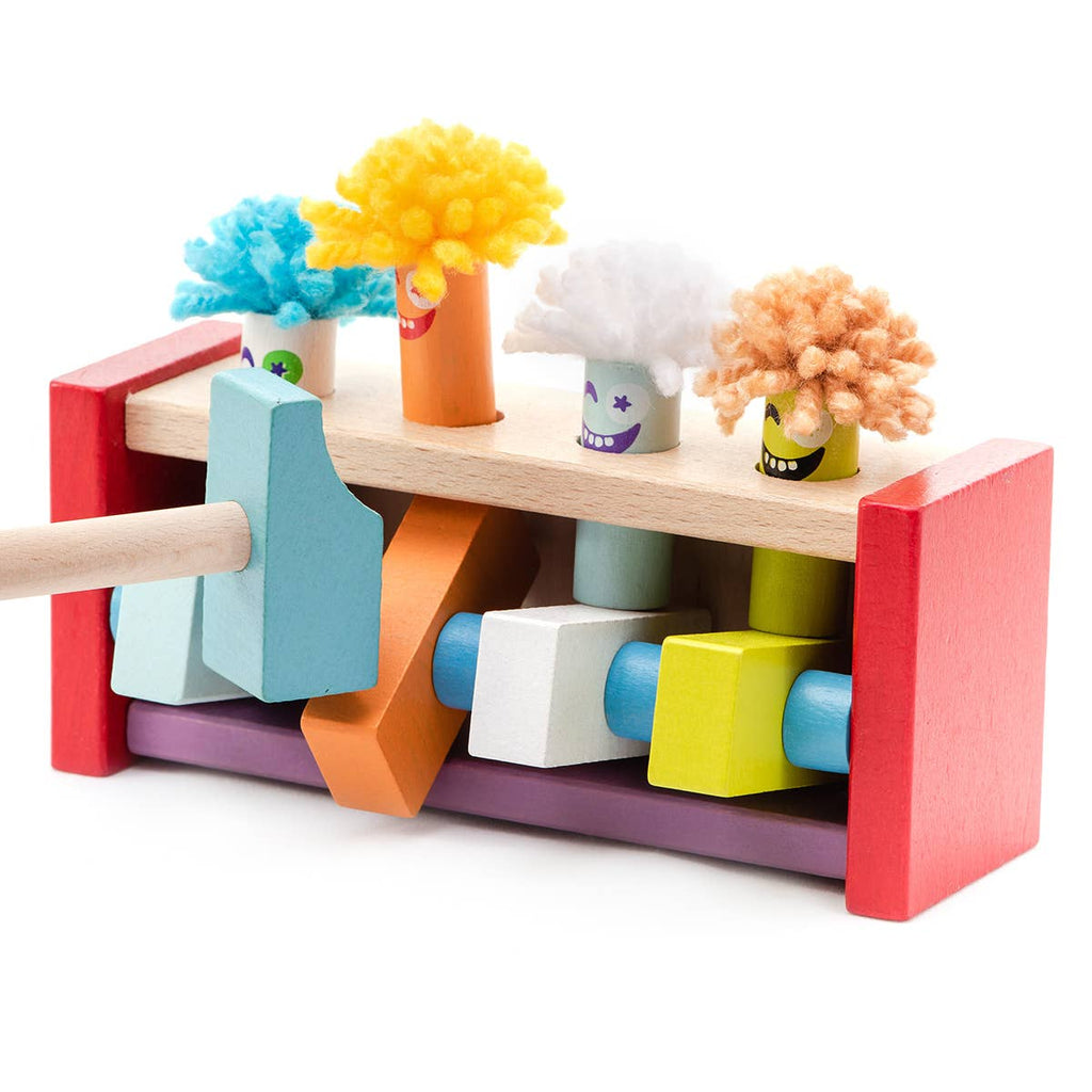 Jumping Clowns Wooden Toy