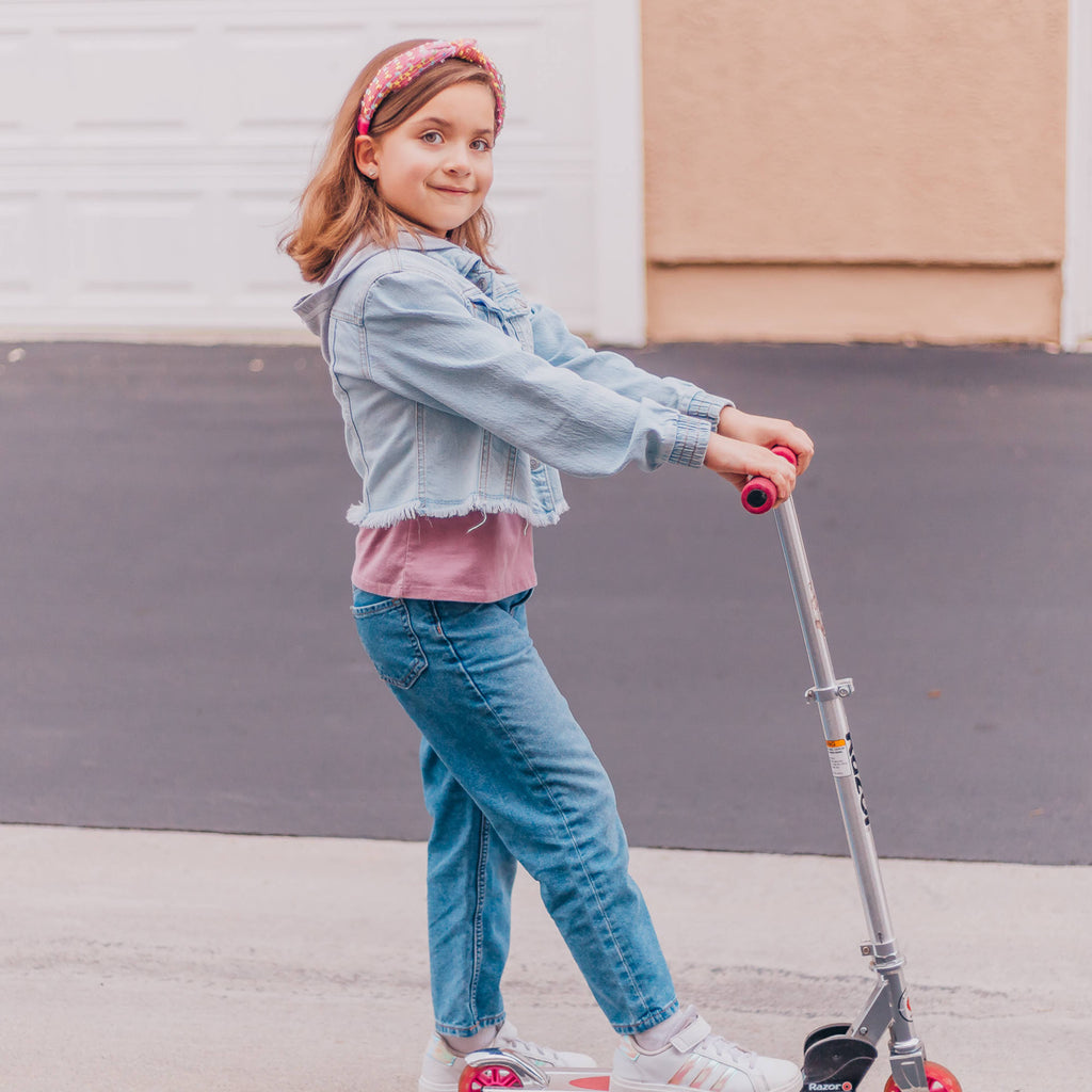Kids Knot Confetti Headband | Pink or Aqua