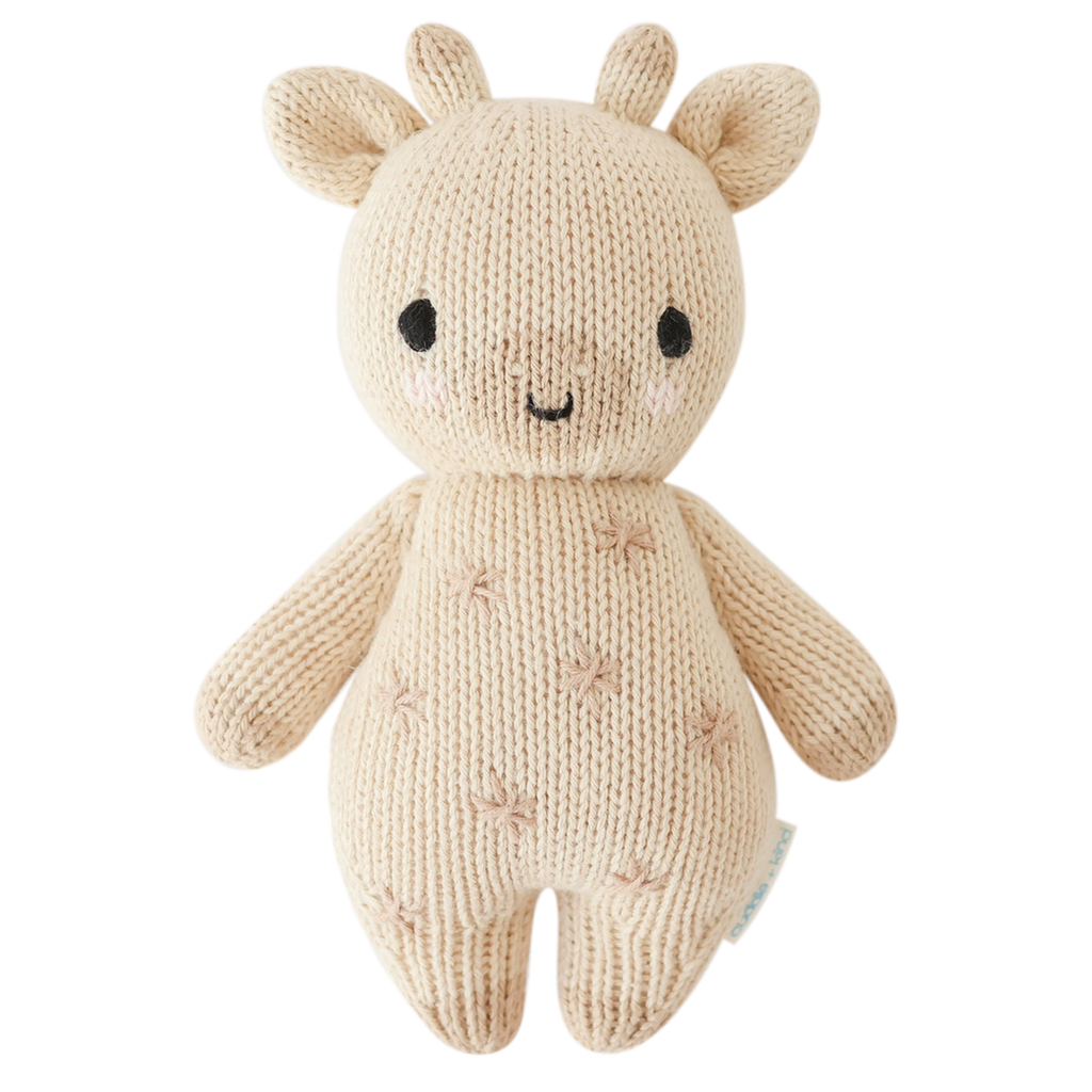 Baby Giraffe Hand-Knit Doll | Gives 5 Meals