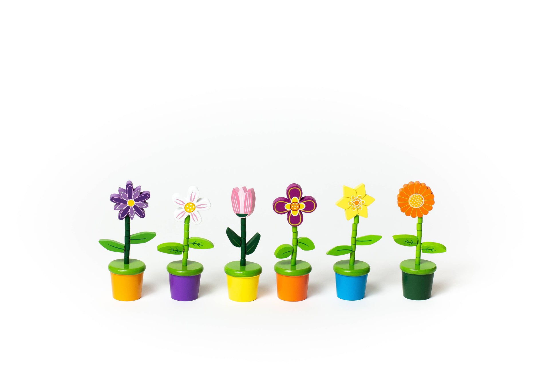 Flower Push Puppets