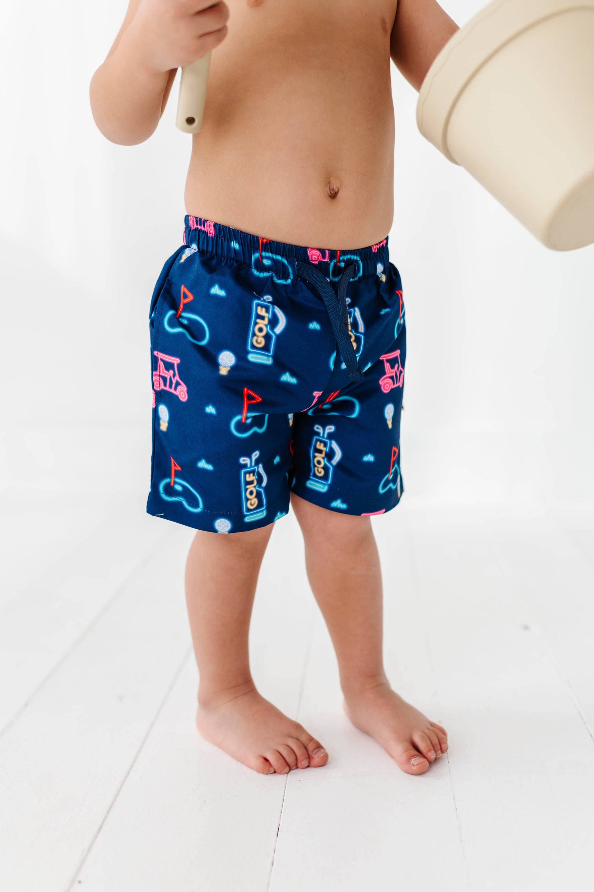 All Fore Dad Boys Swim Trunks
