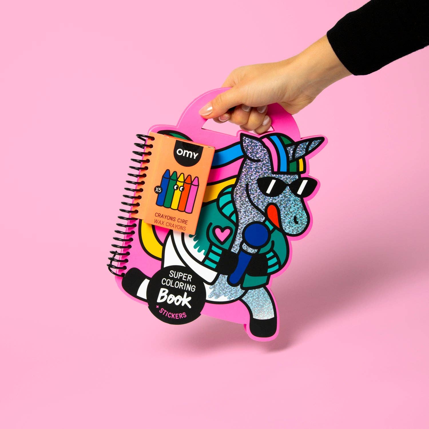 UNICORN SUPER COLORING & STICKER BOOK