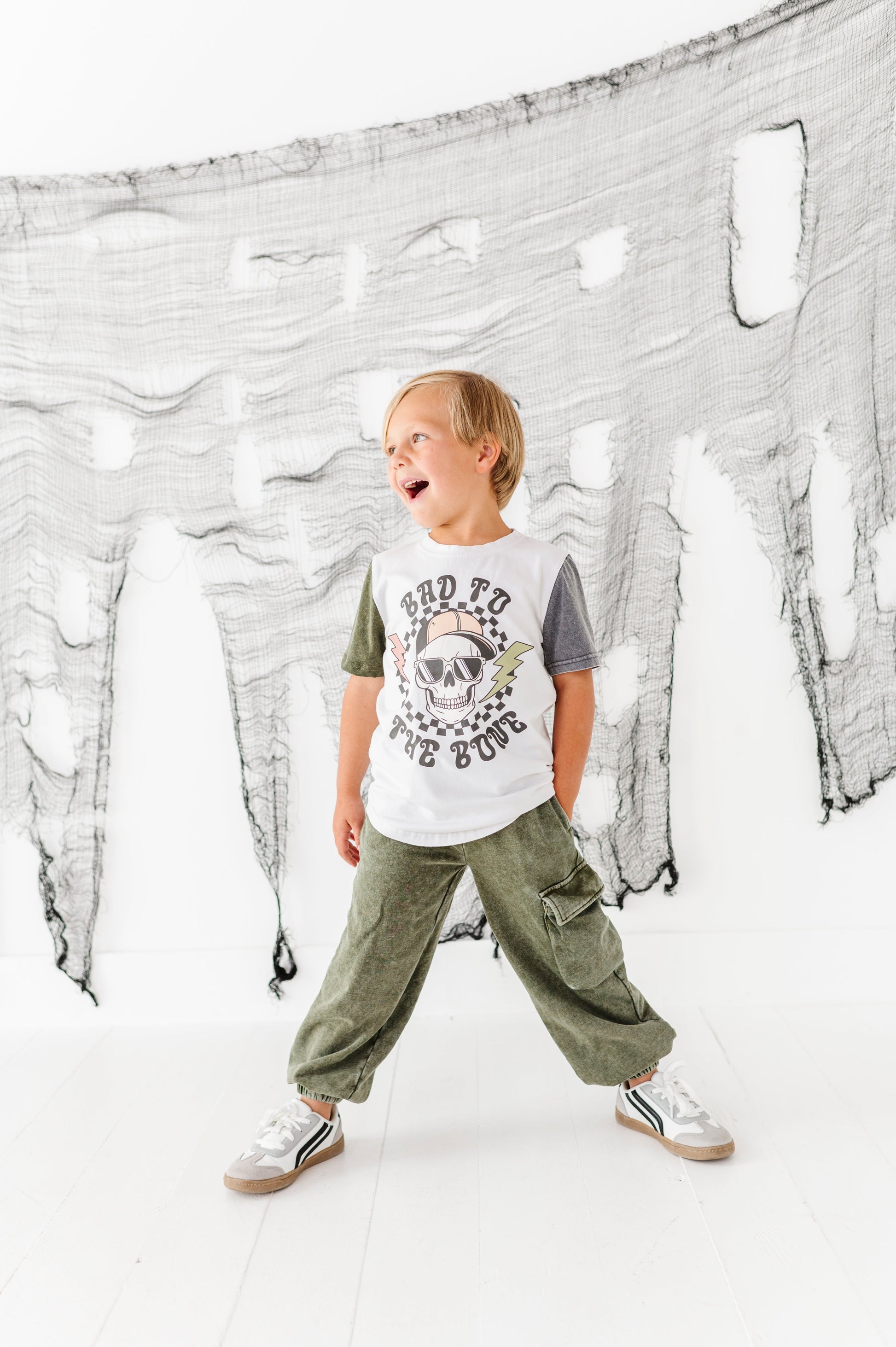 Olive Vintage Cargo Joggers