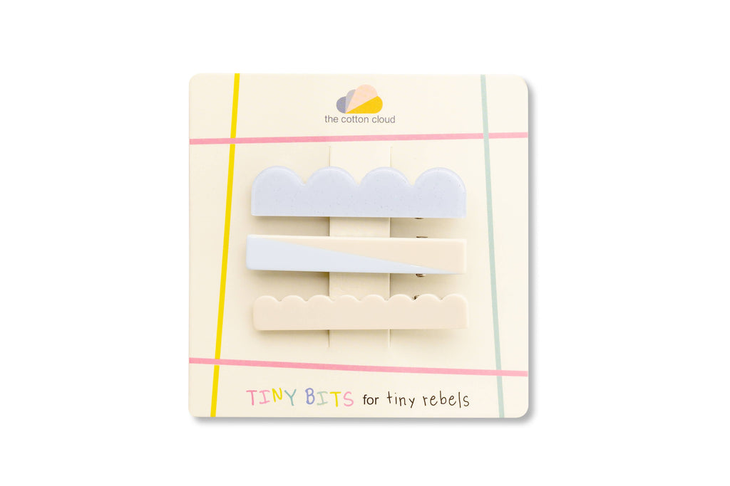 Hair Pins 3-Set Cloud