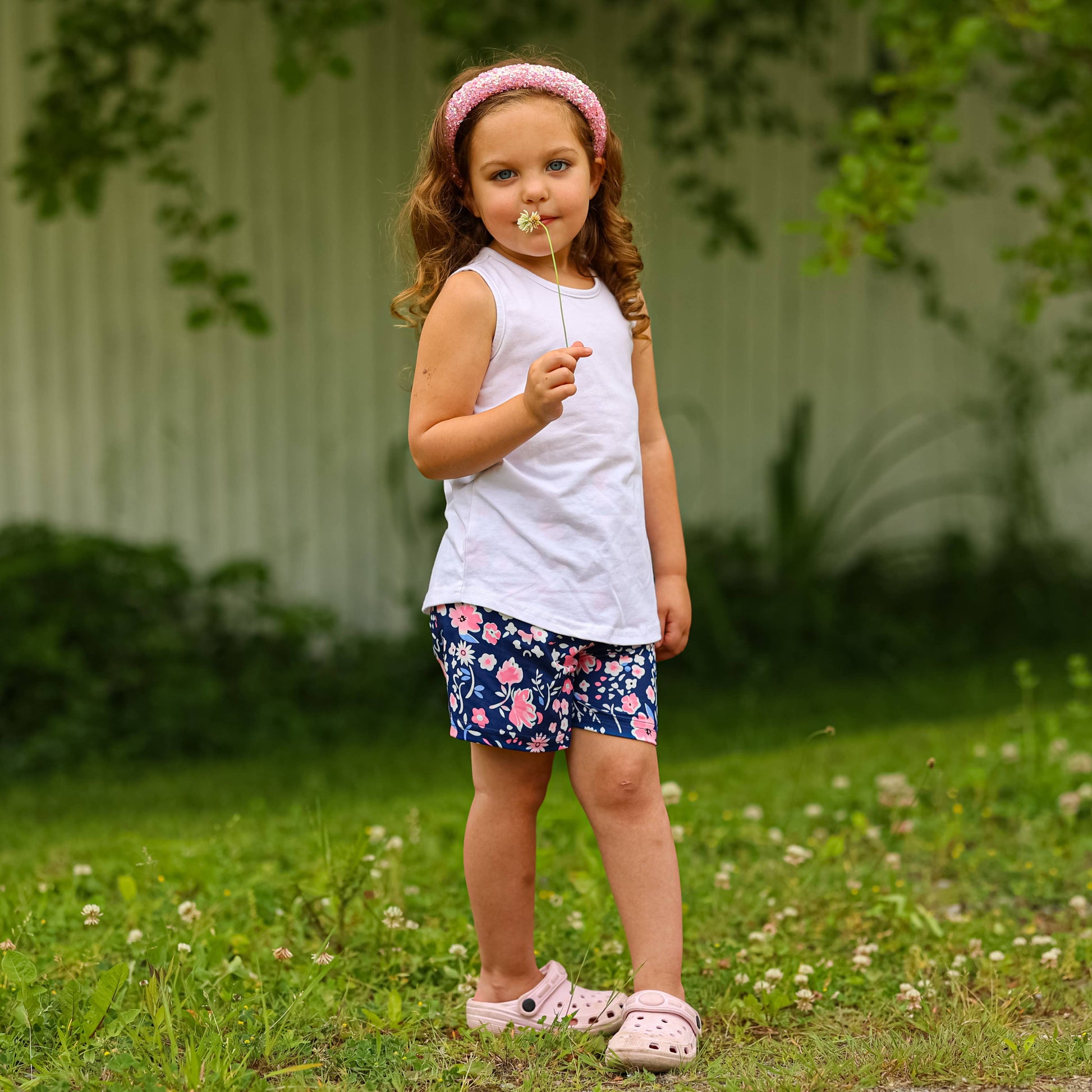 Kids Padded Chunky Sequin Headband | Blue or Multi-Color
