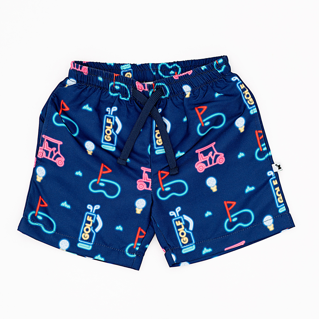 All Fore Dad Boys Swim Trunks