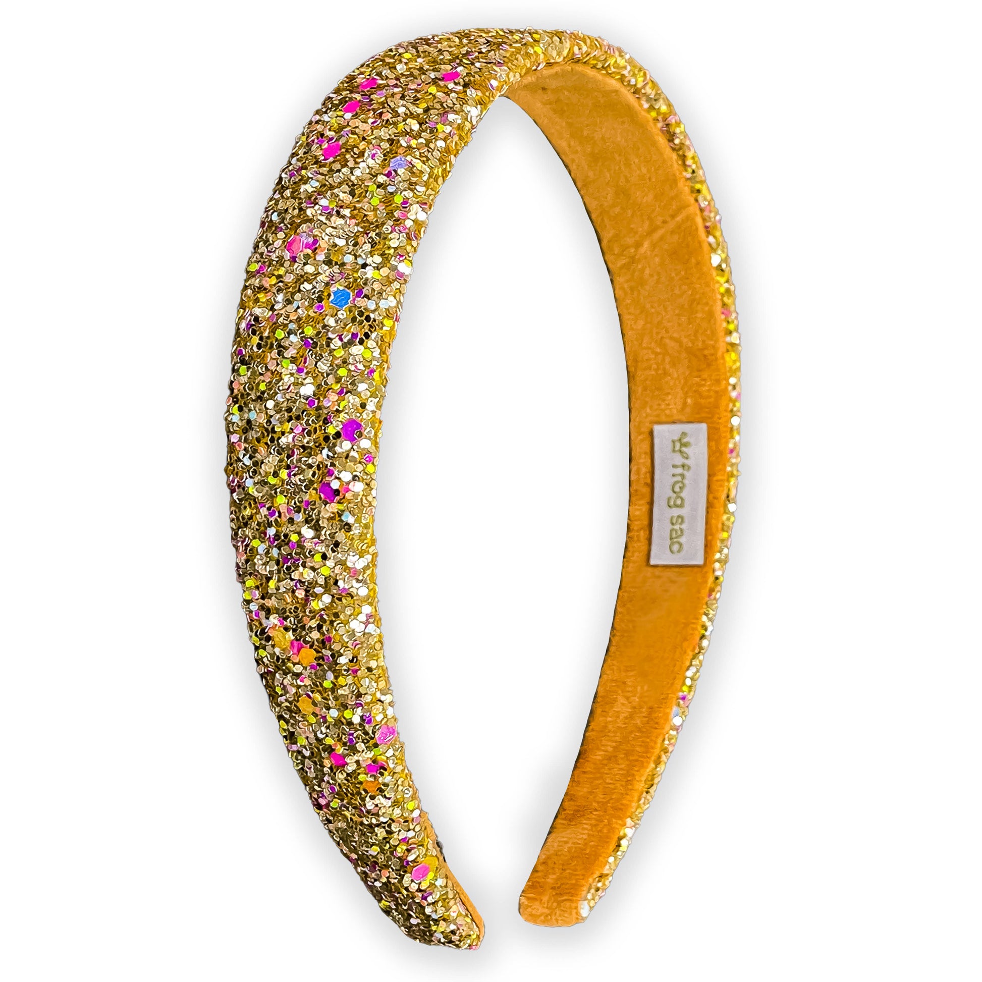 Kids Tapered Glitter Headband | Pink or Gold