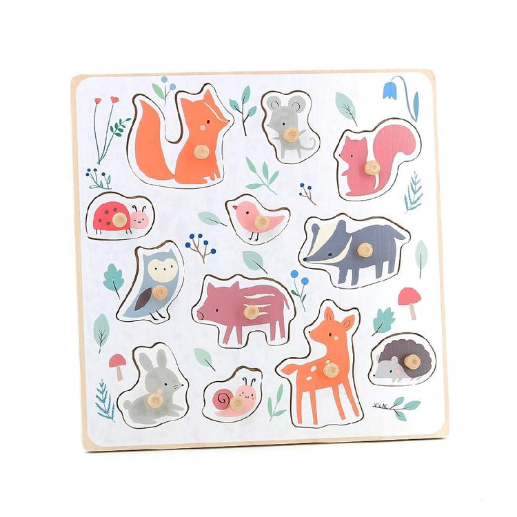 Forest Animal Peg Puzzle