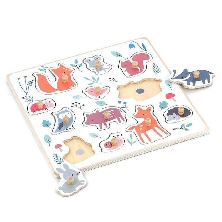 Forest Animal Peg Puzzle