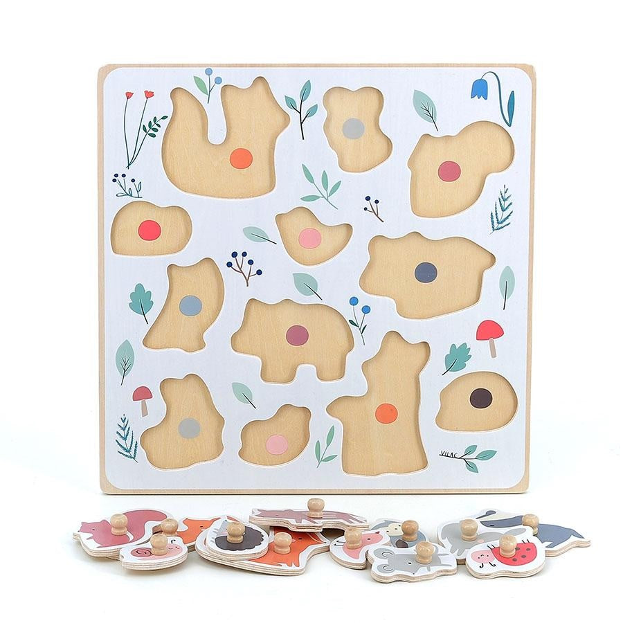 Forest Animal Peg Puzzle
