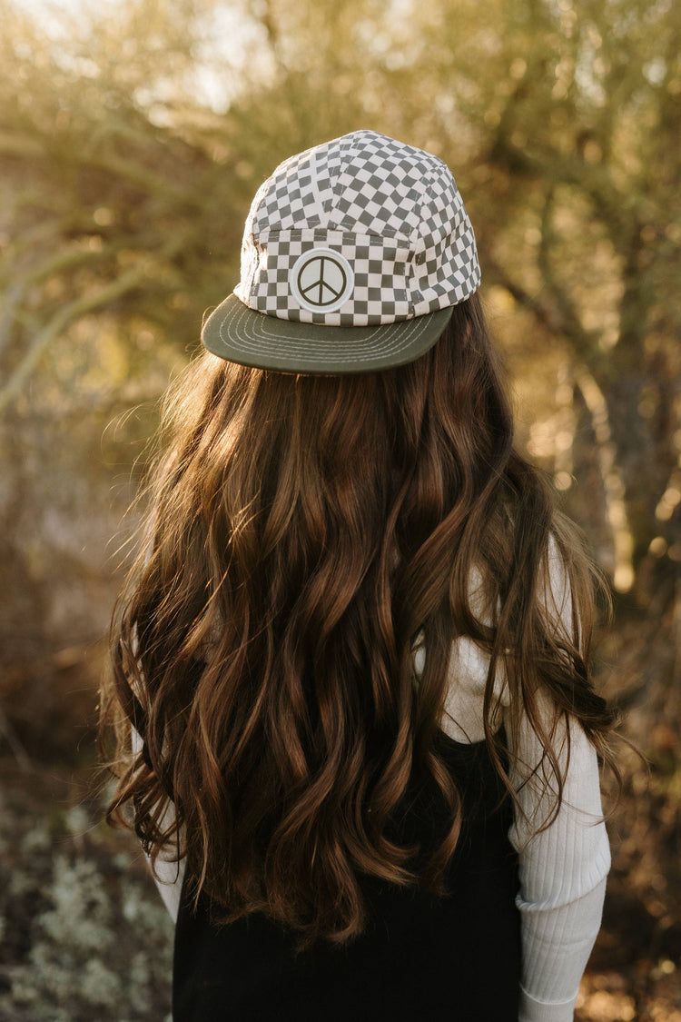 Checkered Peace Hat