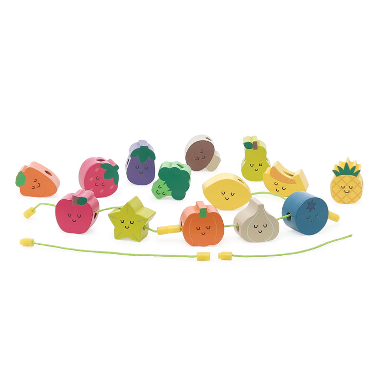 Wooden Fruit Beads