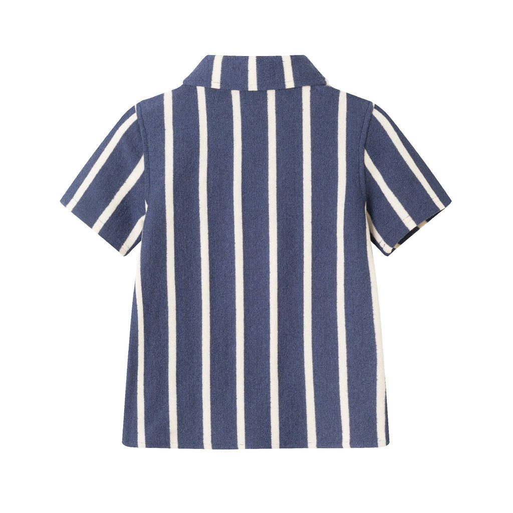 Textured Terry Shirt & Short Set