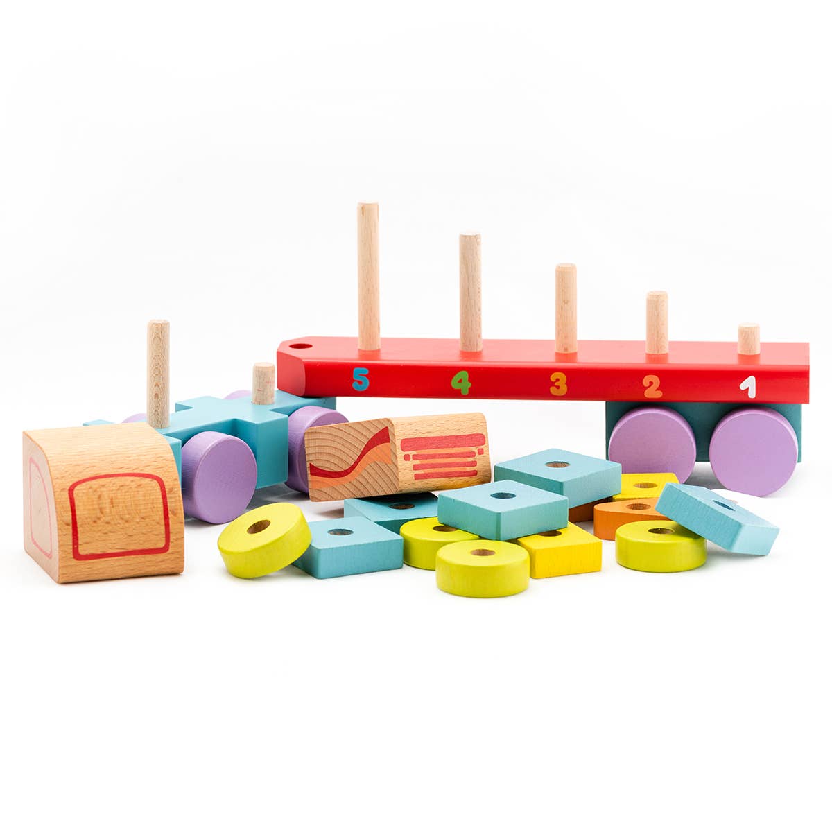 Wooden Counting Truck