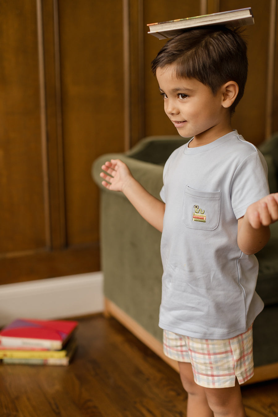 Jackson Pocket Tee - Bookworm