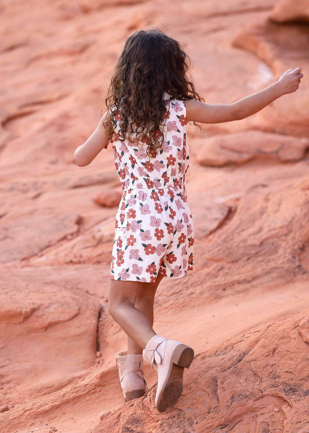 Mavery Baby Floral Romper