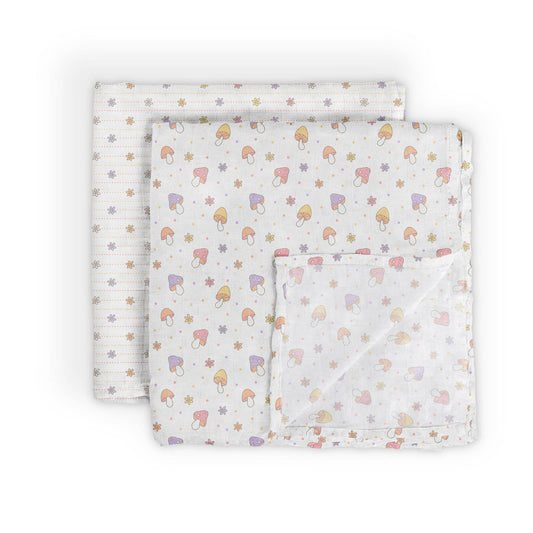 Swaddle Blanket Set Mushy Love