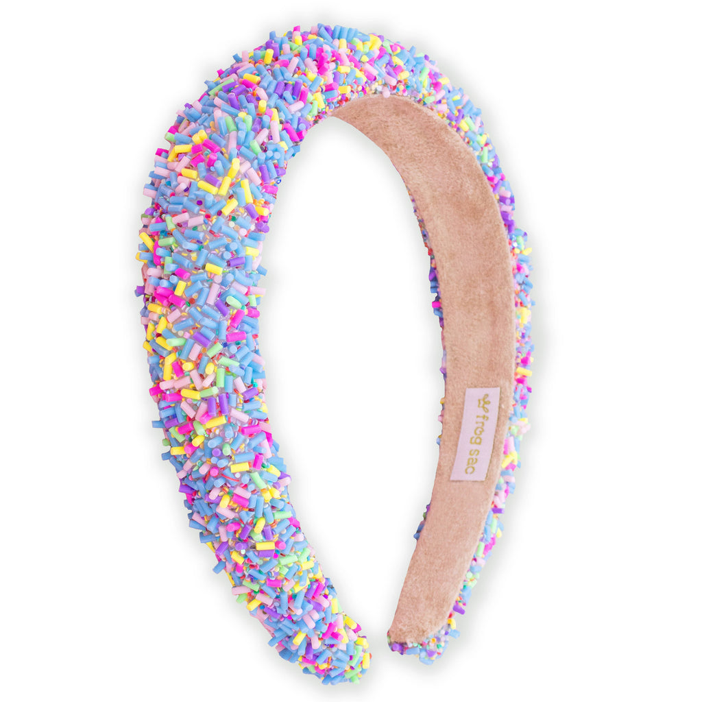 Kids Padded Sprinkle Headband | Pink or Light Blue
