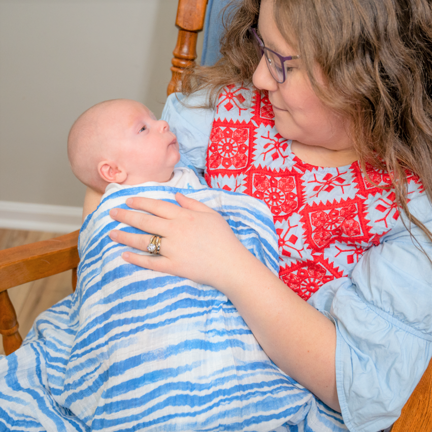 Waving At You Baby Swaddle Blanket