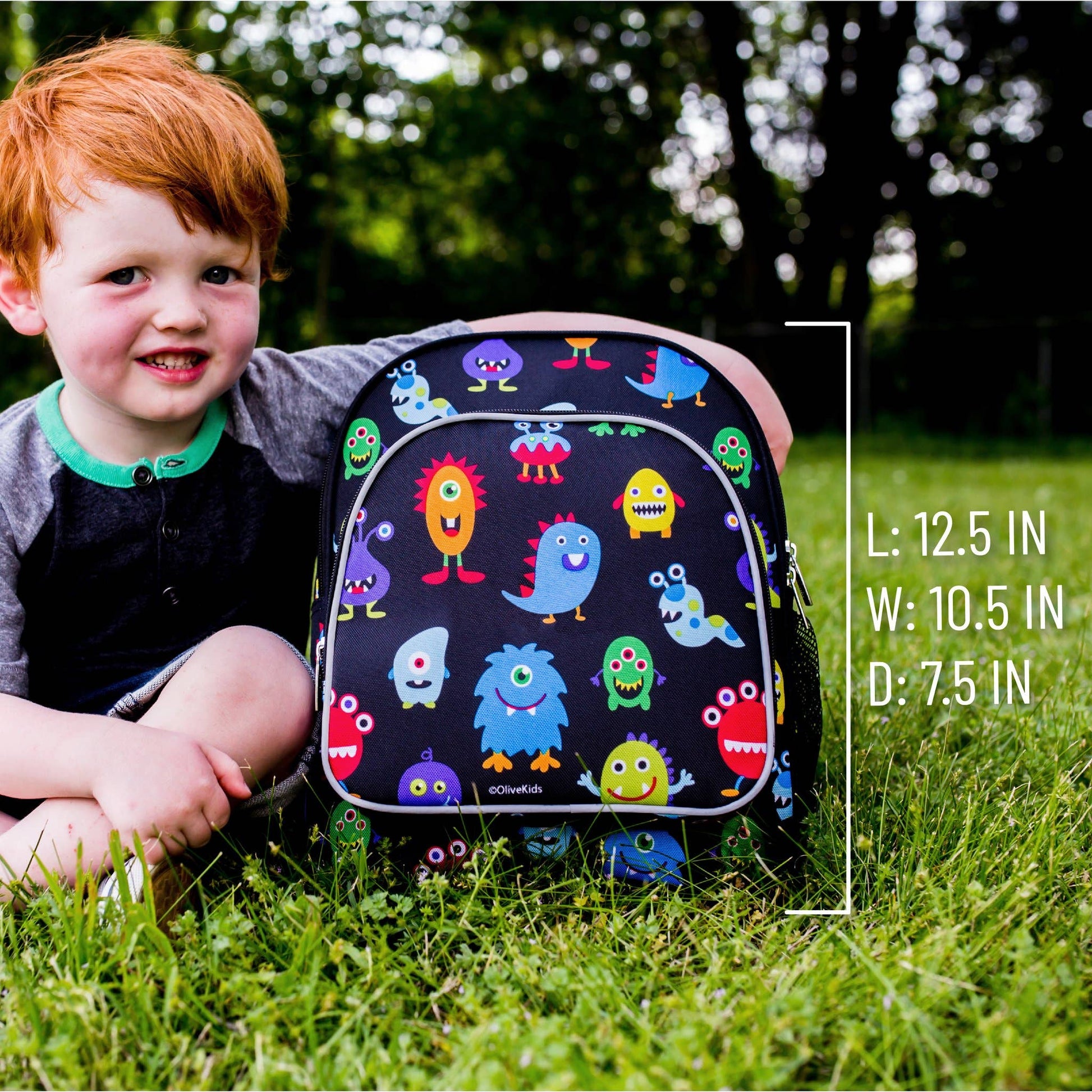Monsters Backpack - 12 Inch