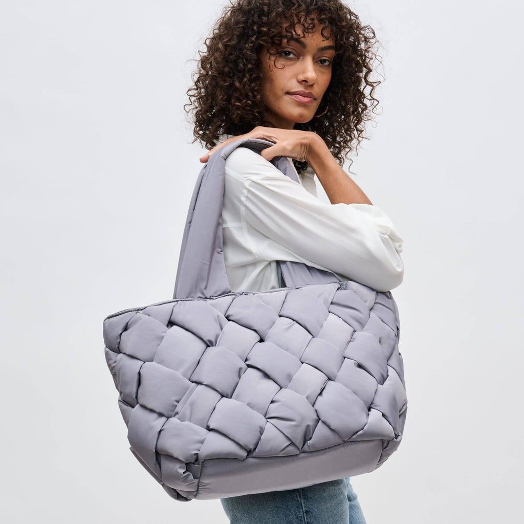 Intuition East West Woven Nylon Tote