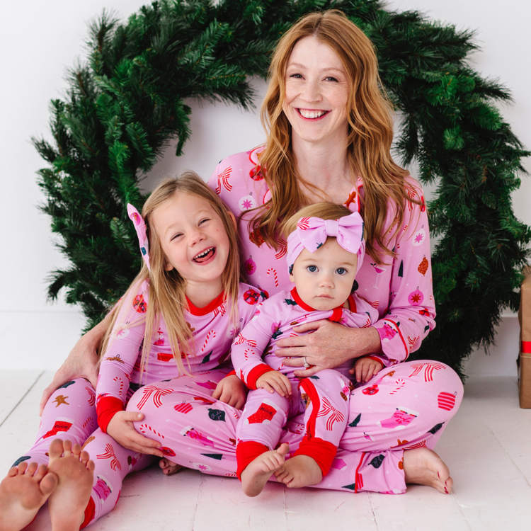 Merry Pinkmas Kids Pajamas