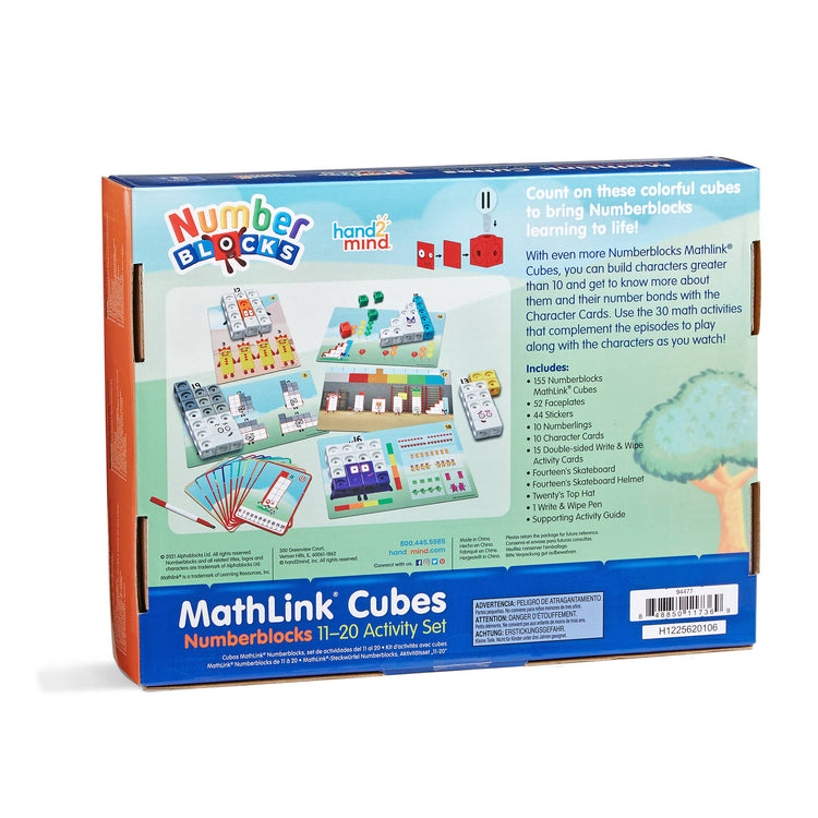 Mathlink® Cubes Numberblocks 11-20 Set