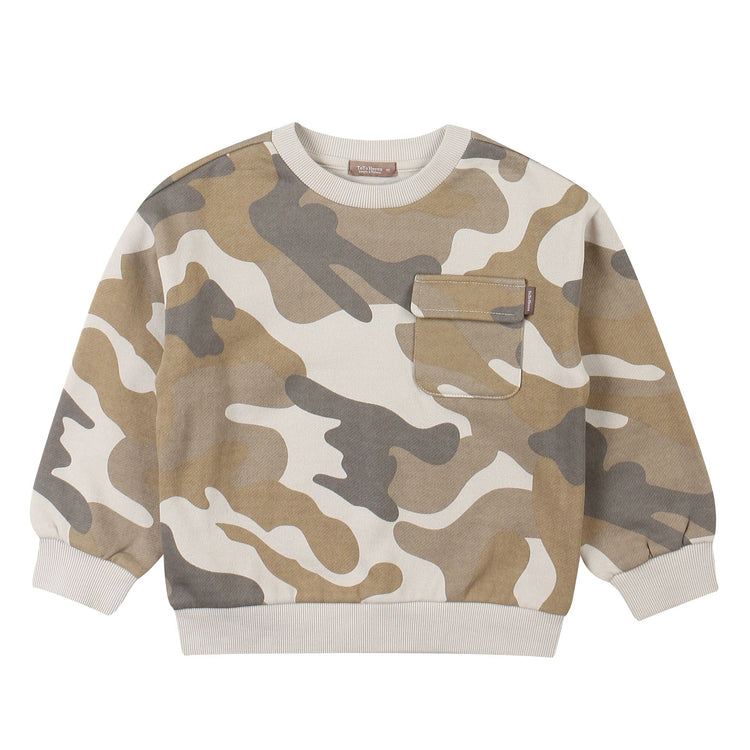 Camo Fleeced Sweatshirt