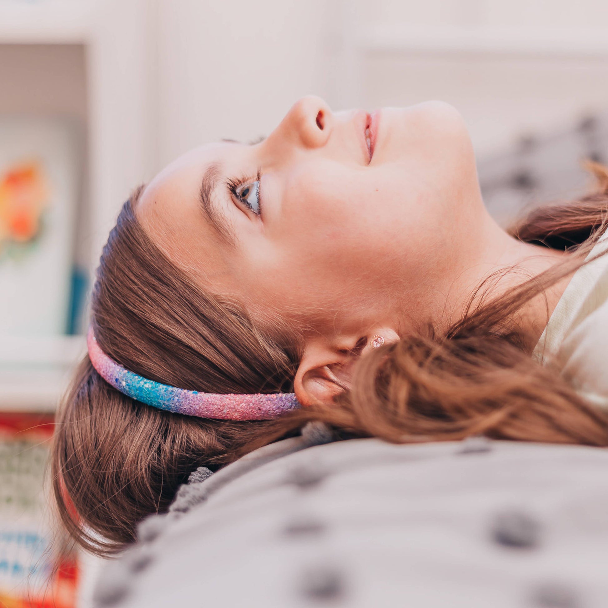 Glitter Headband - Thin Hairbands for Kids