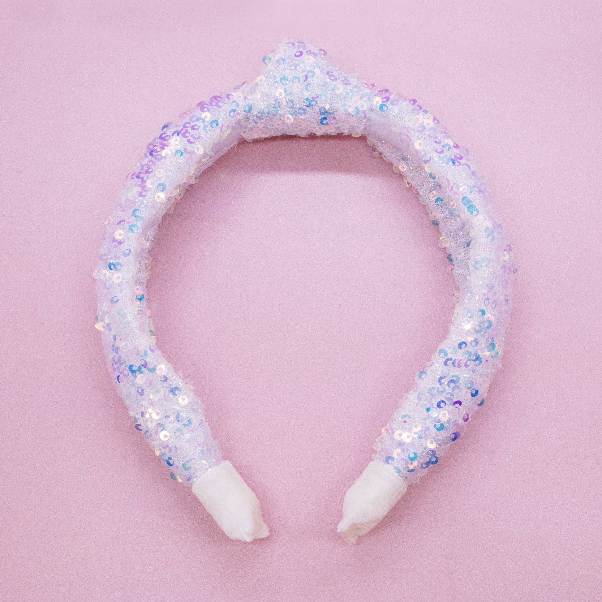 Kids Sequin Knot Headband | Purple or Rainbow