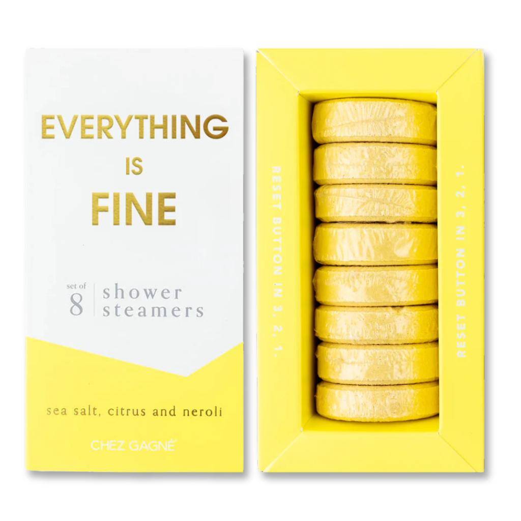 Everything is Fine Shower Steamers - Sea Salt, Citrus & Neroli