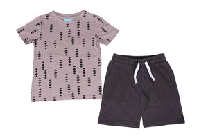 Arrow 2 Piece Set with Cargo Pocket Shorts by Bear Camp